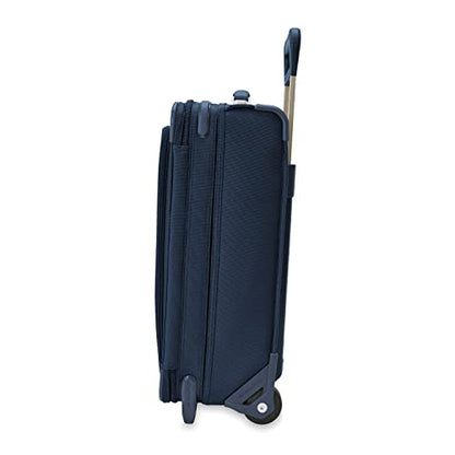 Briggs & Riley Baseline Essential 2-Wheel Softside Carry-On, Navy - color: Navy, size: 22" Carry-On