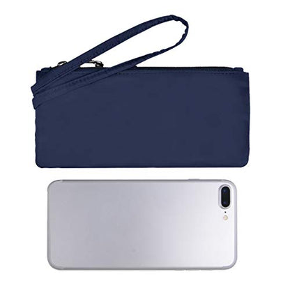 Crossbody Bag for Women Waterproof Shoulder Bag Multi Pockets Nylon Purse - color: Navy Blue-rfid-l