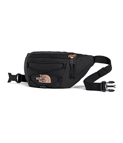 THE NORTH FACE Jester 요추 팩 | 방수 마감의 패니 팩, 2.2리터, 조절 가능한 크로스바디 스트랩 - color: TNF 블랙 헤더/번트 코랄 메탈릭