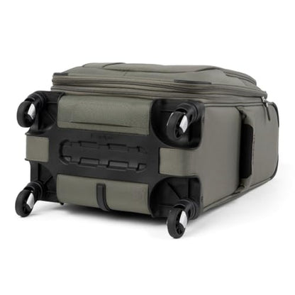 Travelpro Maxlite 5 Softside Carry-On Luggage Spinner, Green, 21-Inch - color: Slate Green, size: Carry-on 21-Inch