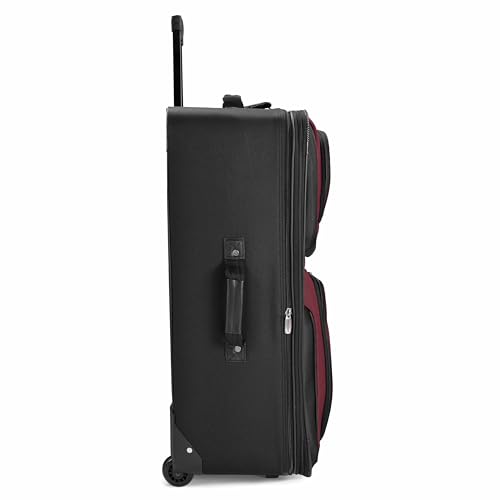 Travel Select Amsterdam Softside Expandable Luggage with Rolling Wheels, Red, 29-Inch Large - color: Red, size: 29-Inch Large