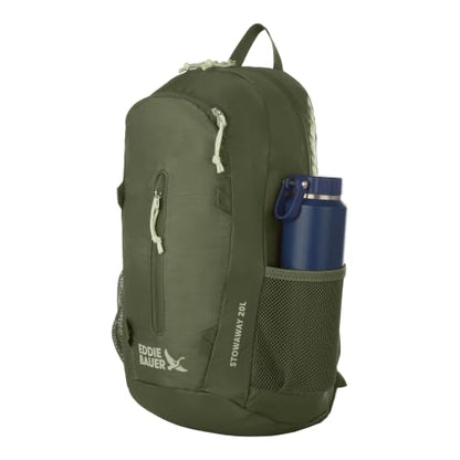 Eddie Bauer Stowaway Packable Backpack | Travel | Outdoor | Lightweight | Foldable | Durable | Ripstop Polyester | 20L - Irish Green - color: Irish Green, size: 20L
