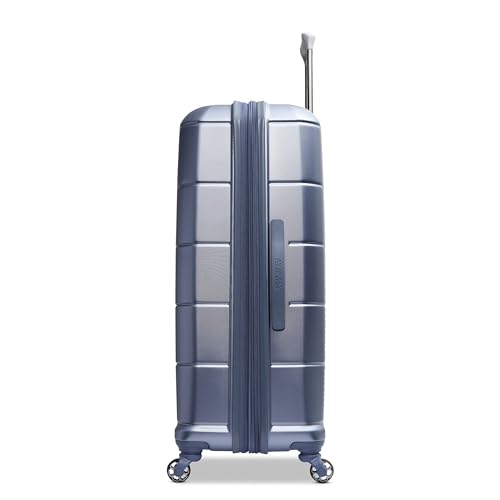 American Tourister Stratum 2.0 Expandable Hardside Luggage with Spinner Wheels, 28" SPINNER, Slate Blue - color: Slate Blue, size: 28-Inch Checked-Large
