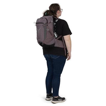 Osprey Sportlite 25L Lightweight Hiking Backpack, Purple OS - color: Graphite Purple, style: 25l - Extended Fit