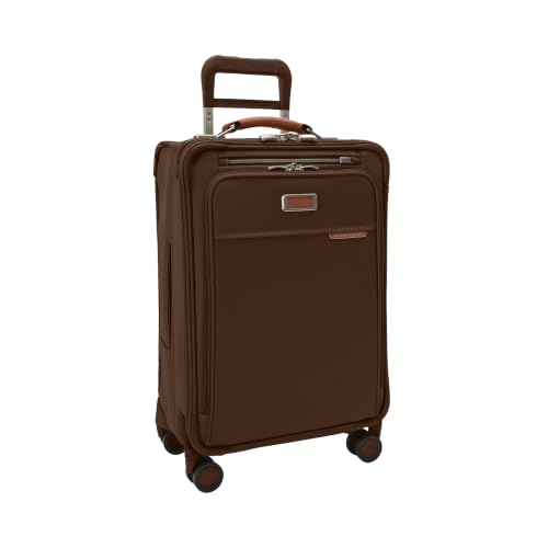 Briggs & Riley Baseline Essential 22 Inch Softside Carry-On, Chocolate - color: Chocolate, size: 22" Carry-On