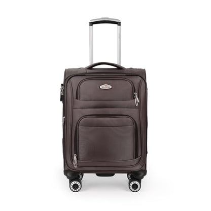20'' Carry on Luggage,Softside Suitcase,Expandable 15% - color: Coffee, size: Carry-On 20-Inch