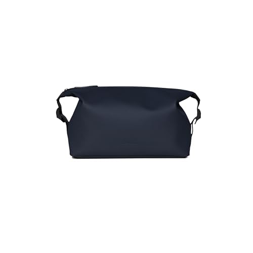 RAINS Weekend Wash Bag – Waterproof Toiletry, Makeup Kit Organizer, 1.2 gal - color: Navy
