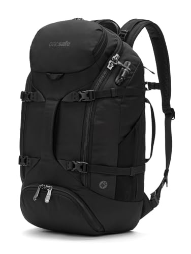 Pacsafe Venturesafe EXP35 Anti Theft Travel Backpack, Black - color: Black
