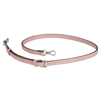 Allzedream Leather Purse Strap Replacement Crossbody Handbag Long Adjustable (Pink, Silver Hardware) - color: Pink, Silver Hardware