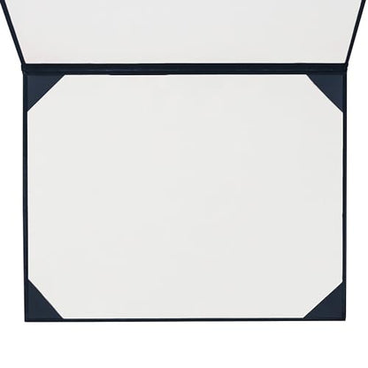 GraduationMall 8.5"x11" Smooth Padded Diploma Cover Certificate Holder Darkblue,2-Packs - color: Navy, size: 2 Packs