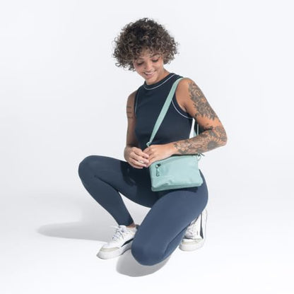 Sherpani Zoom, Small Crossbody Purse for Women, Nylon Bag - color: Surf