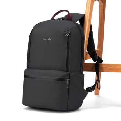 Pacsafe Metrosafe X Anti Theft 20L Backpack-with Padded 16" Laptop Sleeve, Slate, 20 Liter - color: Slate