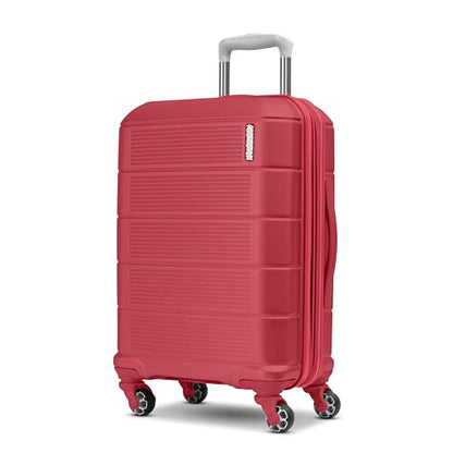 American Tourister Stratum 2.0 Expandable Hardside Luggage with Spinner Wheels, Radient Raspberry, Carry-on - color: Radient Raspberry, size: 20-Inch Carry-On