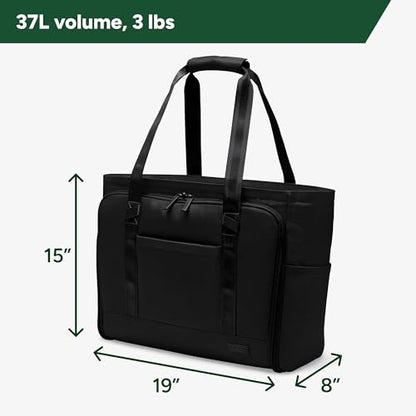 Halfday Convertible Garment Tote, 2-in-1 Travel & Garment Bag, Jet - color: Jet