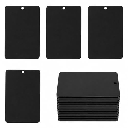 20 Pcs Anodized Aluminum Laser Engraving Blanks Metal Tags 2x3 Inch