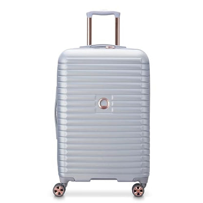 DELSEY PARIS Cruise 3.0, 24 Inch Checked-Medium Luggage, Platinum - color: Platinum, size: Checked-Medium 24 Inch