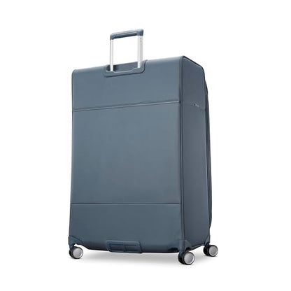 Samsonite UpLIFT Lightweight Large Checked Softside Luggage with Spinner Wheels - Expandable - Airline-Approved, Polyester Soft Suitcase for Ultra Light Travel - Elemental Blue - color: Elemental Blue, size: Large Checked