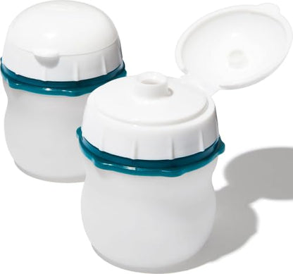 OXO Good Grips Prep & Go Silicone Squeeze Bottles 2 Pack - 2. 3 oz, Teal - color: Teal, style: Squeeze Bottle - 2 Pack