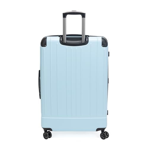 Kenneth Cole Reaction Flying Axis 28" Hardside Expandable 8-Wheel Spinner Check-Size Luggage, Dream Blue - color: Dream Blue, size: 28-Inch Checked