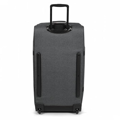 Eastpak Tranverz L – 121L Large Wheeled Luggage with Dual Compartments, TSA Lock, Compression Straps & Smooth-Wheeling System, Black Denim - color: Black Denim, size: 121 Liter Checked Bag
