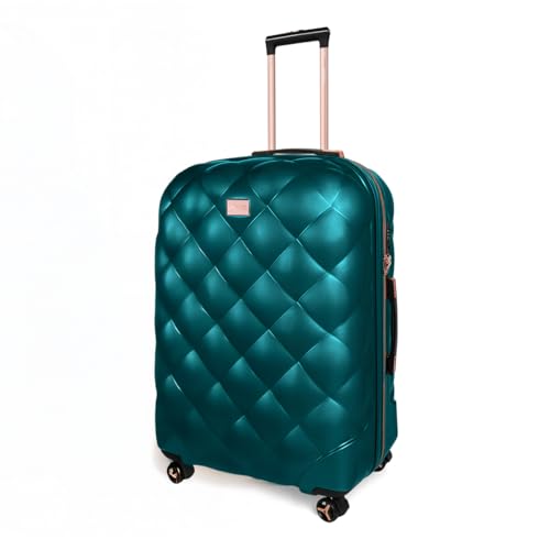 29" Luggae,Expandable,PC Hardshell Suitcases w/TSA LOCK - color: TEAL, size: 29 inch Single Piece