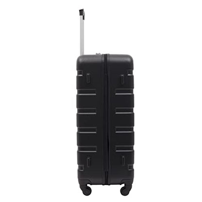 Travelers Club Harper Luggage, Black, 2 Piece Set - color: Black, size: 2-Piece Set