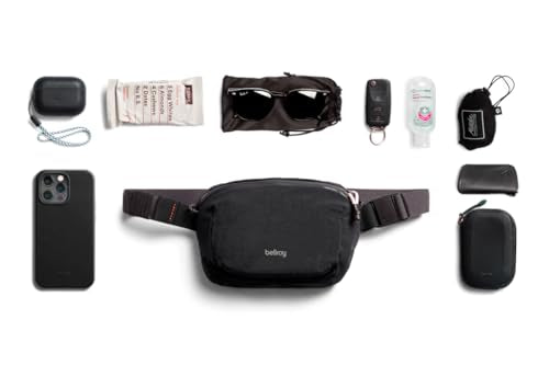 Bellroy Lite Belt Bag, Versatile Crossbody Sling - Black - color: Black