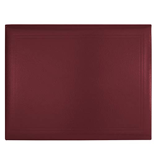 GraduationMall 8.5"x11" Smooth Padded Diploma Cover Certificate Holder Maroon - color: Maroon, size: 1 Pack