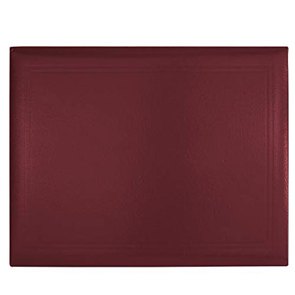 GraduationMall 8.5"x11" Smooth Padded Diploma Cover Certificate Holder Maroon - color: Maroon, size: 1 Pack