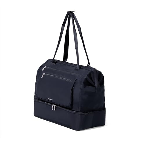 Modern Weekender - Lightweight 18"x15.7"x9.4" Duffel Carry-on Travel Bag for Women - color: French Navy