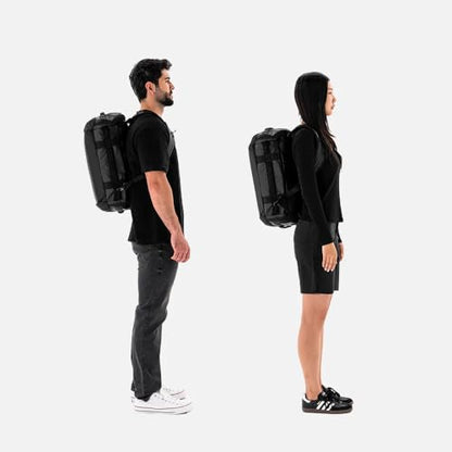 WANDRD CARRYALL 30L Travel Duffel Bag, Black, Backpack Straps - color: Black, size: 30L