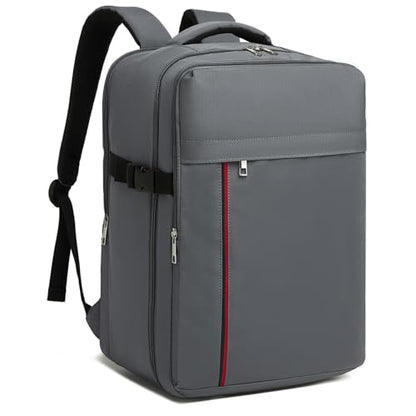Kono 20L Airline Approved Casual Daypack bag, 15.6" Laptop Backpack, Grey - color: Grey