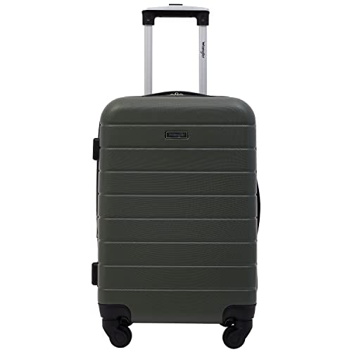 Wrangler Smart Spinner Hardside Luggage, 2 Piece Set, Deep Depths - color: Deep Depths, size: 2 Piece Set