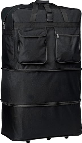 36'' Light-weight Expandable Wheeled Bag for Travel Holds 70 Lbs