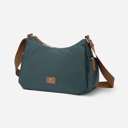 Nordace Siena Hobo Crossbody Bag - Secure RFID Blocking Pocket and Hidden Compartments for Travel Shoulder Bag - color: Teal