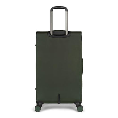 Quiksilver Buxton Suitcases Softside Expandable Luggage with Spinner Wheels, Large 3-Piece Set (20/26/30) (Green) - color: Green