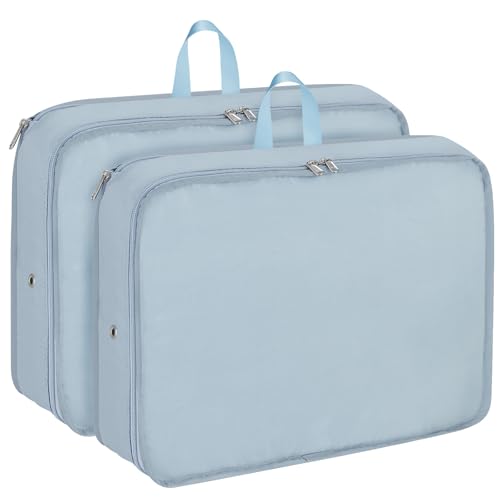 Packing Cubes for Travel Packing Organizers Compression Travel Cubes, Blue - color: Blue