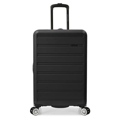 Travel Select Snowcreek Hardside Expandable Spinner Luggage Set w/USB Port, Black, 3-Piece - color: Black, size: 3 Piece Set