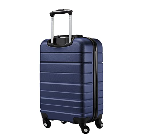Skyway Epic 2.0 Hardside Lightweight and Durable ABS Shell Luggage, Spacious with 8-Wheel Spinners, Comfort Grip with Telescoping Handle, Men and Women, Royal Blue, 2-Piece Set (20,28) - color: Royal Blue, size: 2-Piece Set (20, 28)