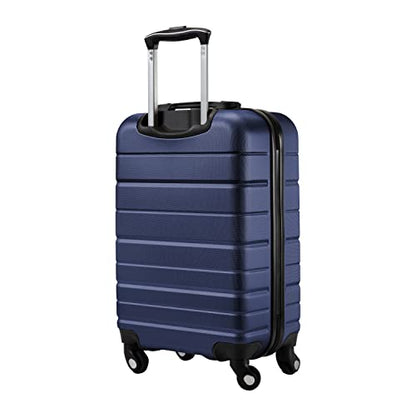 Skyway Epic 2.0 Hardside Lightweight and Durable ABS Shell Luggage, Spacious with 8-Wheel Spinners, Comfort Grip with Telescoping Handle, Men and Women, Royal Blue, 2-Piece Set (20,28) - color: Royal Blue, size: 2-Piece Set (20, 28)