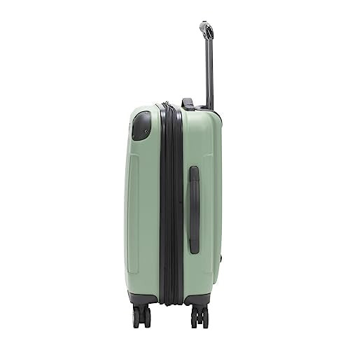 Kenneth Cole REACTION Renegade Luggage Expandable 8-Wheel Spinner Lightweight Hardside Suitcase, Seafoam, 20-Inch Carry On - color: Seafoam, size: 20-Inch Carry On