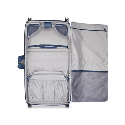 DELSEY PARIS Helium DLX Rolling Garment Bag with Spinner Wheels, Navy Blue - color: Navy Blue