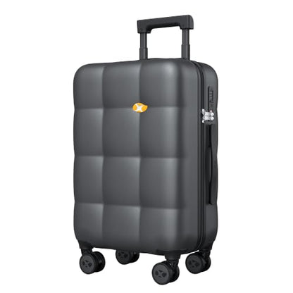 MGB Hardshell Carry On Luggage with Spinner Wheels & Built-in TSA Lock,PC Durable Suitcase Rolling Luggage with Scratch-Resistant Surface, Charcoal Grey - color: Charcoal Grey, size: Carry-On 20 Inch