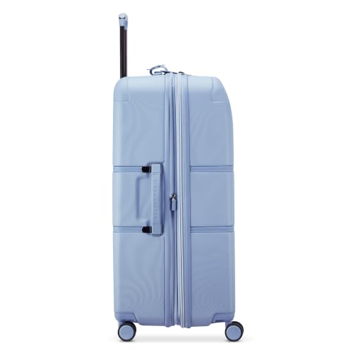 DELSEY PARIS Chatelet Air 2.0, 28 Inch Checked Suitcase, Light Blue - color: Light Blue, size: Checked-Large 28 Inch