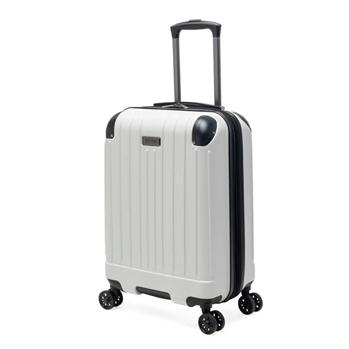 Kenneth Cole Reaction Flying Axis 20" Hardside Expandable 8-Wheel Spinner Carry-On Suitcase, Coconut White - color: Coconut White, size: 20-Inch Carry On