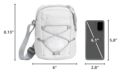 The North Face Jester Crossbody Bag - color: Tnf White Metallic Melange/Mid Grey