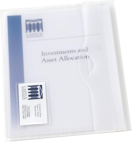 Avery Translucent Document Wallet, Clear Travel Document Organizer, Holds up to 50 Pages (72278) (Pack of 12) - size: 1 wallet (Pack of 12)