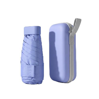 Mini Travel Umbrella, UPF 50+ UV Sun Protection - color: Purple