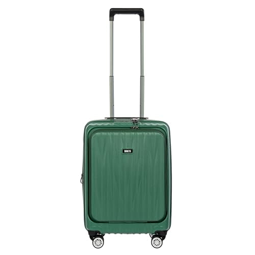 Bric's Cervia 3pc Hardside Expandable Luggage Set, 360° Spinner Wheels, Lightweight Suitcase, TSA-Approved Locks, Durable, (21" with Front Pocket/27”/30”), Dark Emerald Green - color: Dark Emerald Green, size: 3 Piece Set (21 with Front Pocket / 27/ 30)