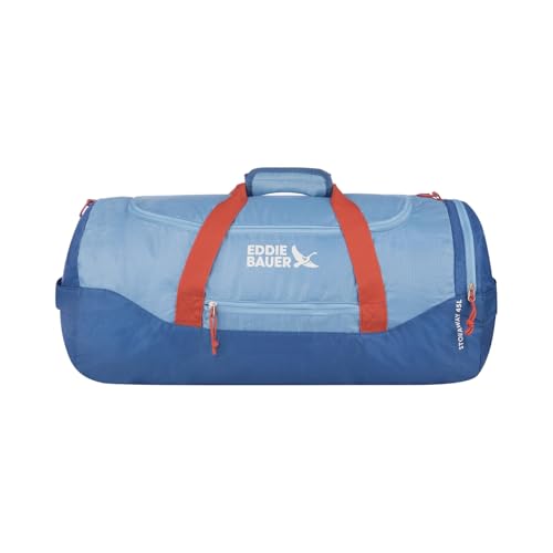 Eddie Bauer Stowaway Packable Duffel Bag, 45L, Coast - color: Coast